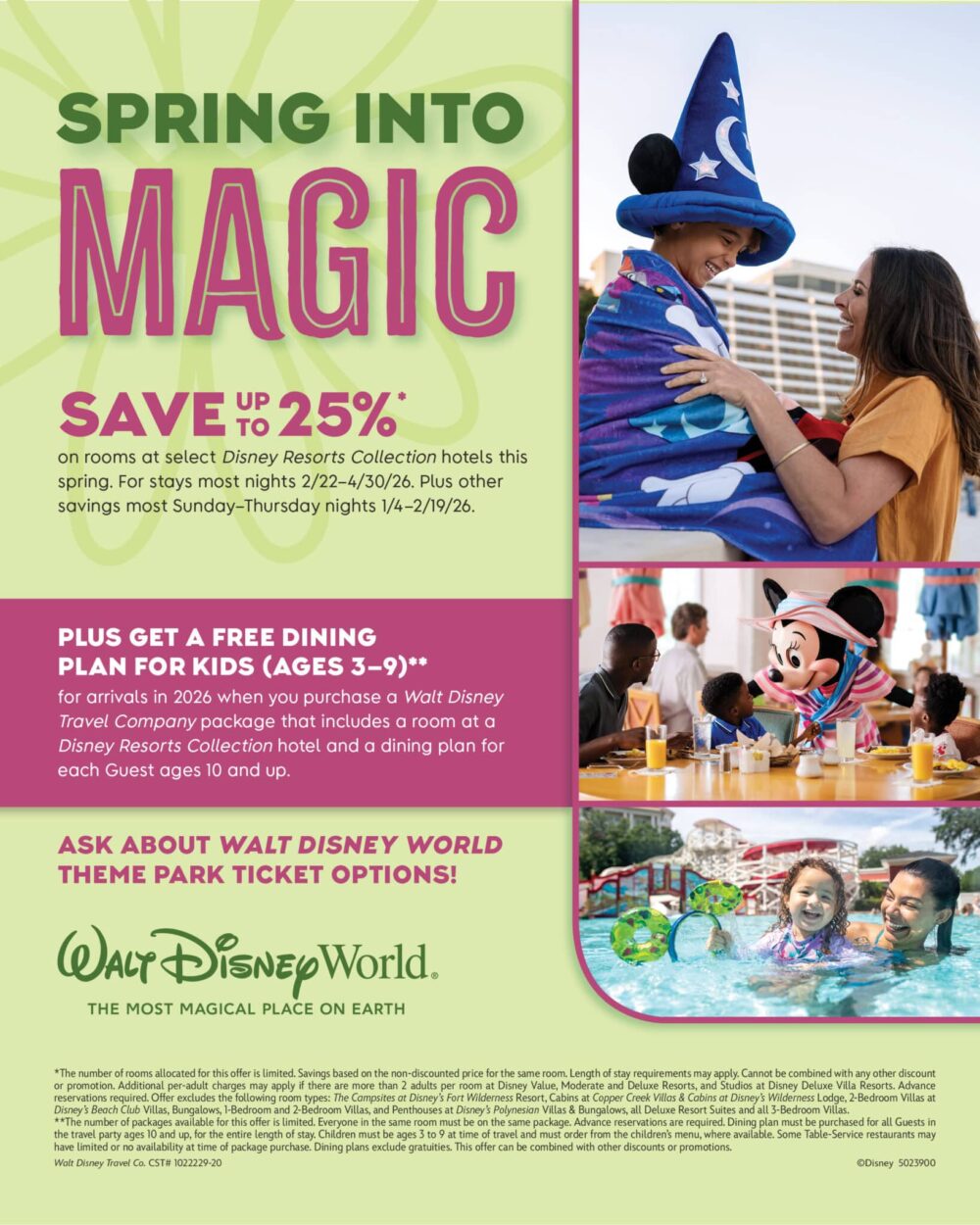 WDW Spring 2026 Savings