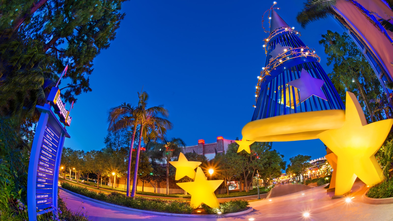 Disneyland Hotel Sorcerers Hat Entrance