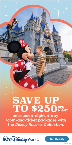 Save Up to $250 Per Night on Select 4-Night, 4-Day Room-and-Ticket Spring 2027 Packages
