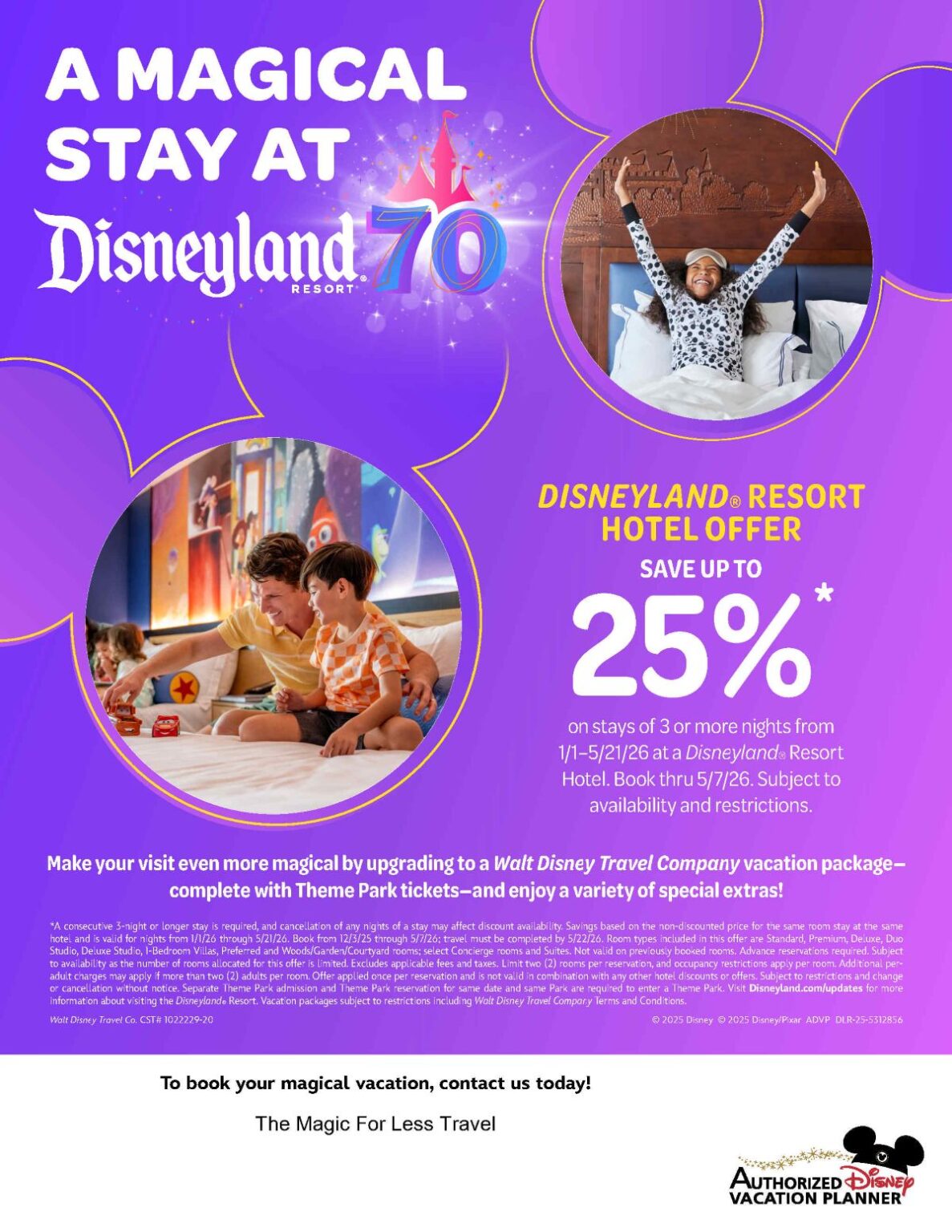 Disneyland Resort Hotel Offer 2026