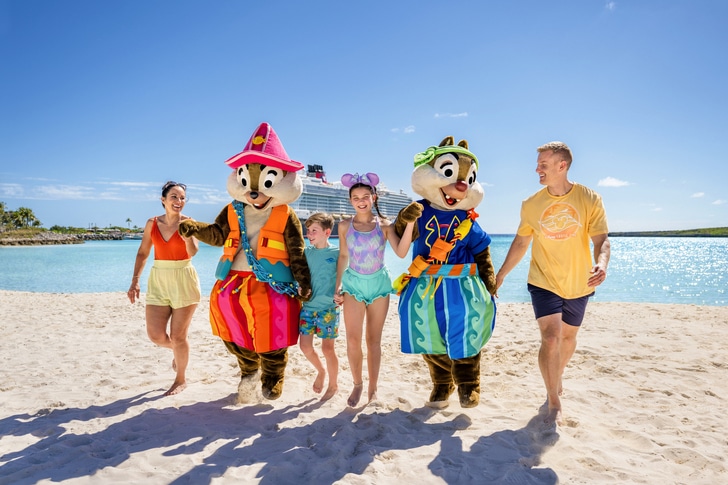 Chip and Sale on Disney's Castaway Cay
