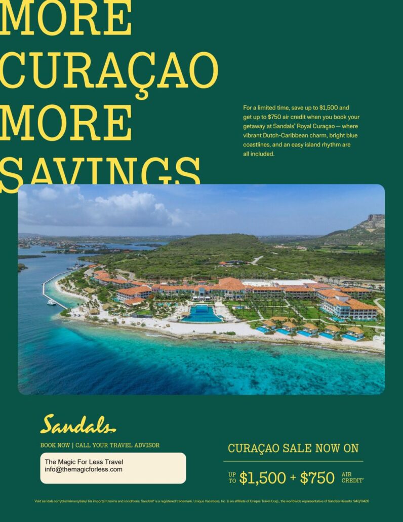 Sandals Royal Curaçao Offer