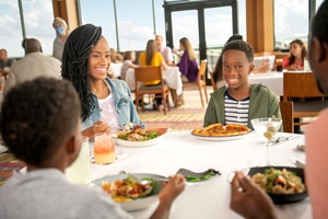 Guests dining at California Grill at Walt Disney World