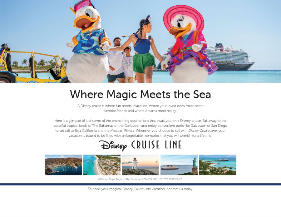 Disney Cruise Line Fall 2027 & Spring 2028