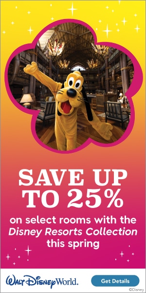 Save Up to 25% on Select Rooms at Walt Disney World Resort This Spring